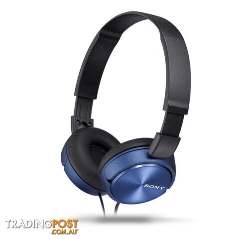 Sony MDR-ZX310AP Stereo Over-Ear Headphones - Blue - MDR-ZX310AP - Blue - 4905524942071