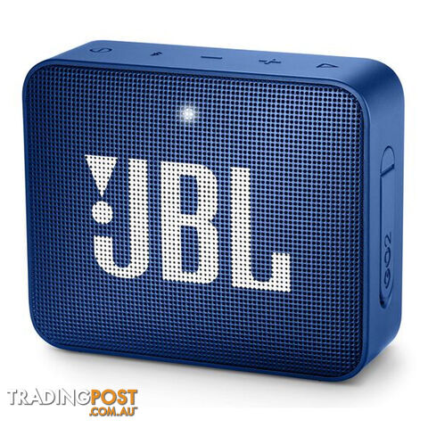 JBL GO 2 Portable Mini Bluetooth Speaker - Deep Blue - JBLGO2BLU - Blue - 6925281931840