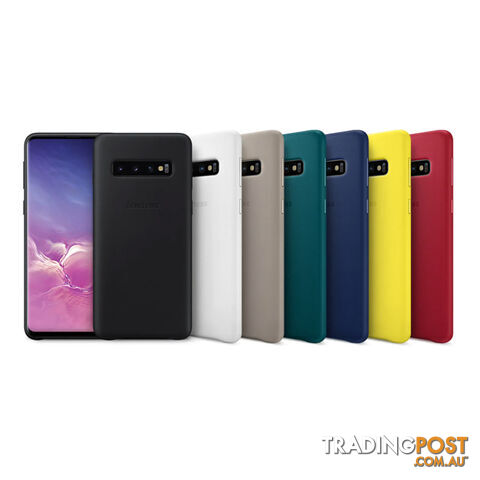 Samsung Galaxy S10+ Plus Leather Back Cover - EF-VG975L - SAMCS10PLCFG