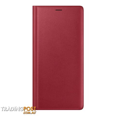 Samsung Galaxy Note 9 Leather Wallet Cover - Red - EF-WN960LREGWW - Red -...