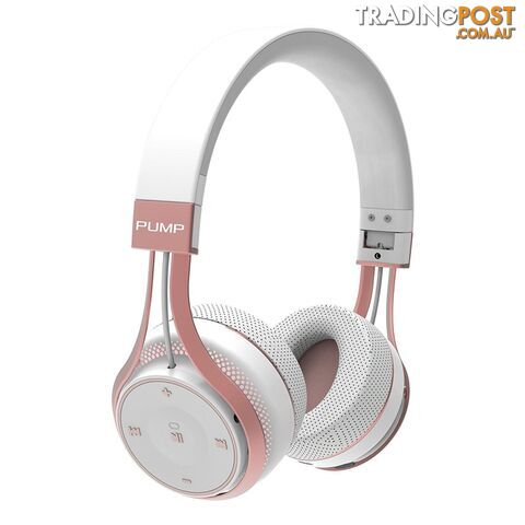 Blueant Pump Soul Bluetooth Wireless on Ear Stereo Headset - White Rose Gold - PUMP-SOUL-WR - Rose Gold - 878049003388