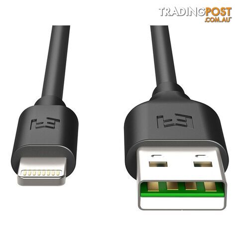 EFM 2m Flipper USB to Lightning Charge & Sync Cable - Black - EFPCAAE902BLA -...