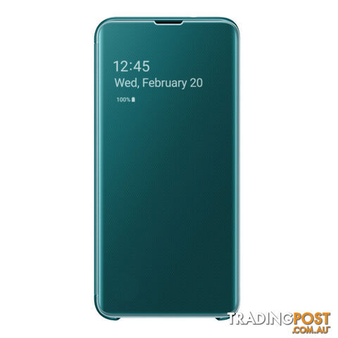 Samsung Galaxy S10e Clear View Cover - Green