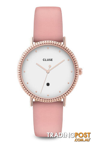 Cluse Le Couronnement Rose Gold White/Soft Rose Watch CL63002 - 8719743372146