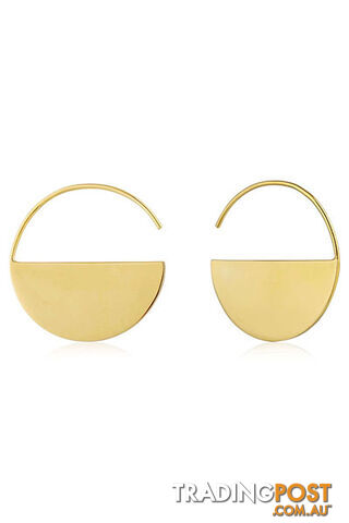 Ania Haie Geometry Hoop Earrings E005-02G - 5052469201264