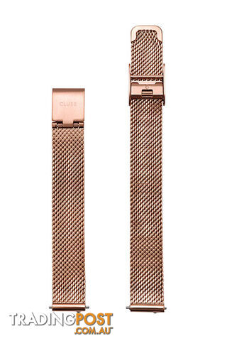 Cluse 12mm Watch Strap Mesh Rose Gold CLS502 - 8718924595701