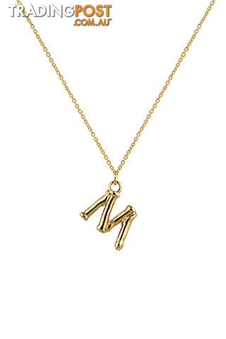 Zahar Letter M Necklace ZN0010M