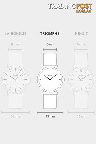 Cluse Triomphe Black/Rose Gold Mesh Watch CW0101208004 - 8719743374164 - photo 5 of 6