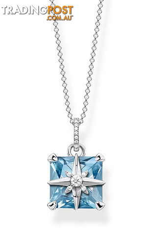 Thomas Sabo Necklace Blue Stone With Star TKE1953AQ - 4051245475593