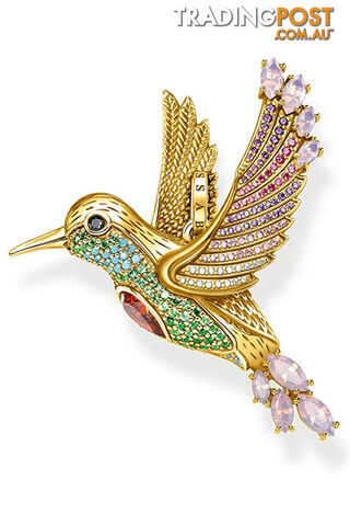Thomas Sabo Pendant Colourful Hummingbird Gold TPE875Y - 4051245475753