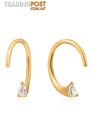 Ania Haie  Twist Sparkle Earrings E023-05G - 5052469003226