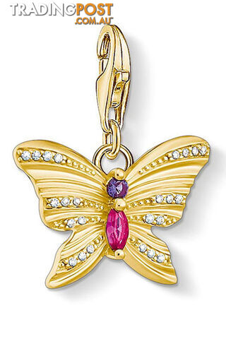 Thomas Sabo Charm Pendant Butterfly Gold CC1830 - 4051245477344