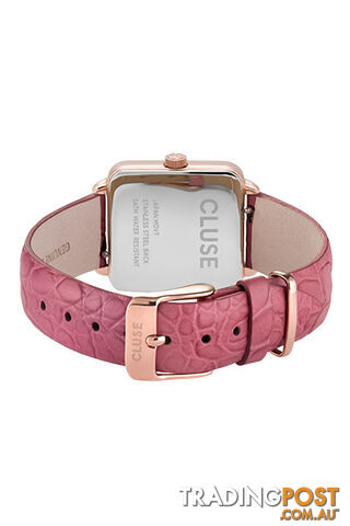 Cluse La Tetragone Rose Gold Soft Berry Alligator CL60020 - 8719743372245 - photo 3 of 5