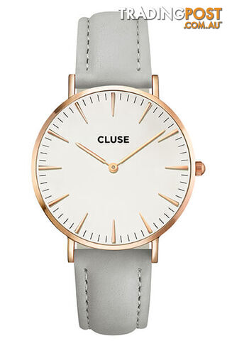 Cluse La Boheme Rose Gold White/Grey Watch CL18015 - 8718924592205