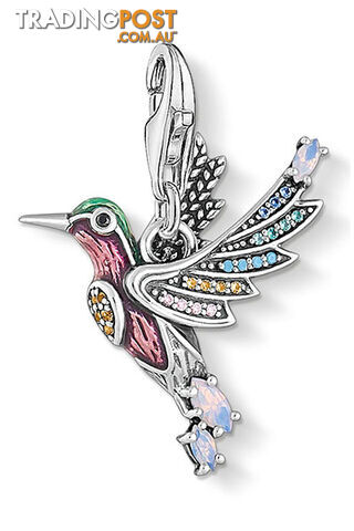 Thomas Sabo Charm Pendant Colourful Hummingbird Silver CC1826 - 4051245477306