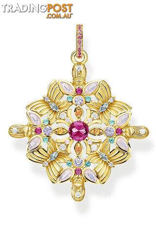 Thomas Sabo Pendant Amulet Kaleidoscope Butterfly Gold TPE877Y - 4051245475685