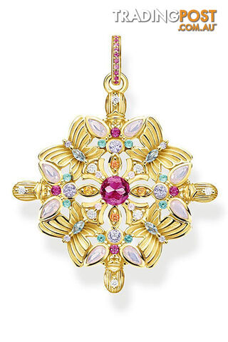 Thomas Sabo Pendant Amulet Kaleidoscope Butterfly Gold TPE877Y - 4051245475685