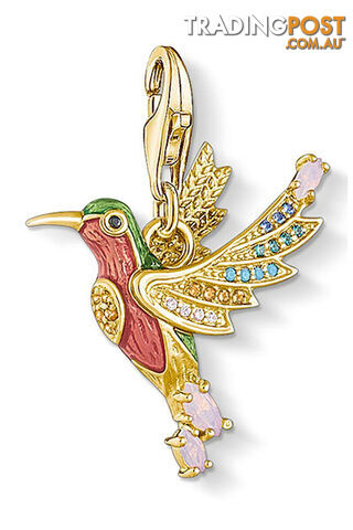 Thomas Sabo Charm Pendant Colourful Hummingbird Gold CC1828 - 4051245477320