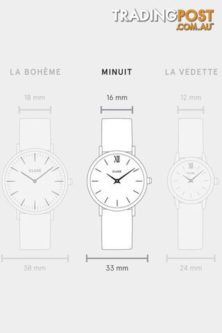 Cluse Minuit Silver White/Silver Link Watch CW0101203026 - 8719743375161 - photo 5 of 6