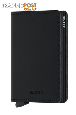 Secrid Slimwallet Vegan Soft Touch Black Wallet SC7605