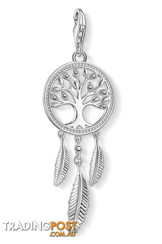 Thomas Sabo Charm Pendant Dreamcatcher Tree Of Love Silver CC1845 -...