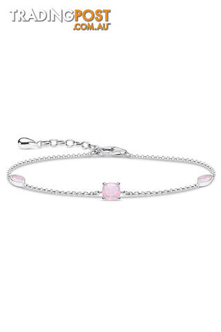 Thomas Sabo Bracelet Shimmering Pink Opal Colour Effect TA1936 - 4051245474107