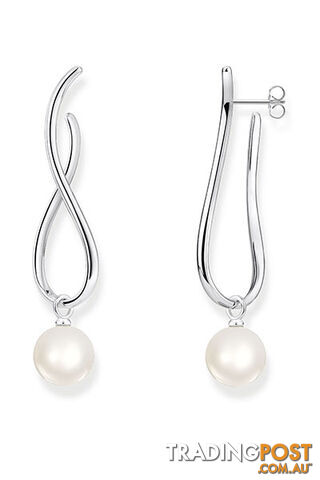 Thomas Sabo Earrings Heritage With Silver-coloured Pearl TH2099 - 4051245474428