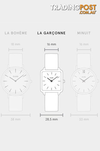 Cluse La Tetragone Mesh Gold/Forest Green Watch CL60014 - 8719743371279 - photo 3 of 5