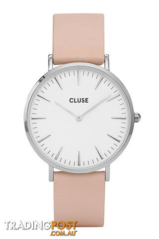 Cluse La Boheme Silver White/Nude Watch CL18231 - 8718924593844