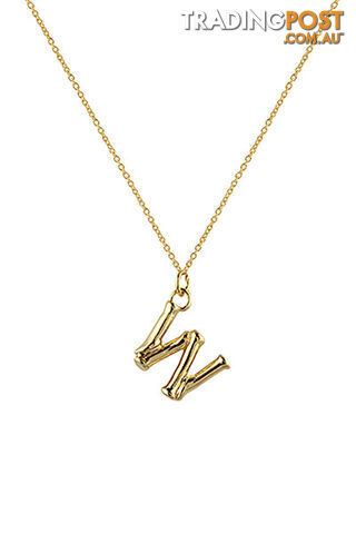 Zahar Letter W Necklace ZN0010W