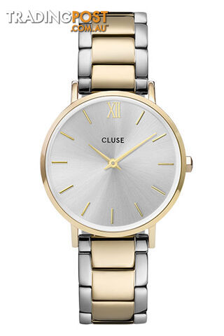 Cluse Minuit Gold Silver/Gold Two Tone Link Watch CW0101203028 - 8719743375185