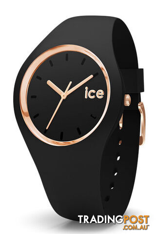 Ice-Watch Ice Glam Black Rose Gold Small Watch 000979