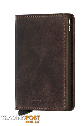 Secrid Slimwallet Vintage Chocolate Wallet SC3072