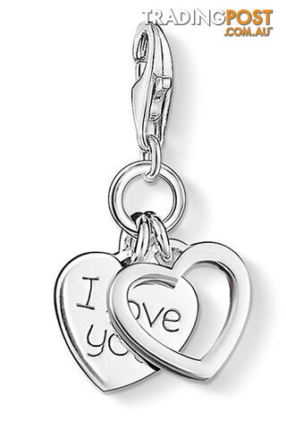 Thomas Sabo Charm Pendant I LOVE YOU Hearts CC852 - 4051245059762 - photo 1 of 1