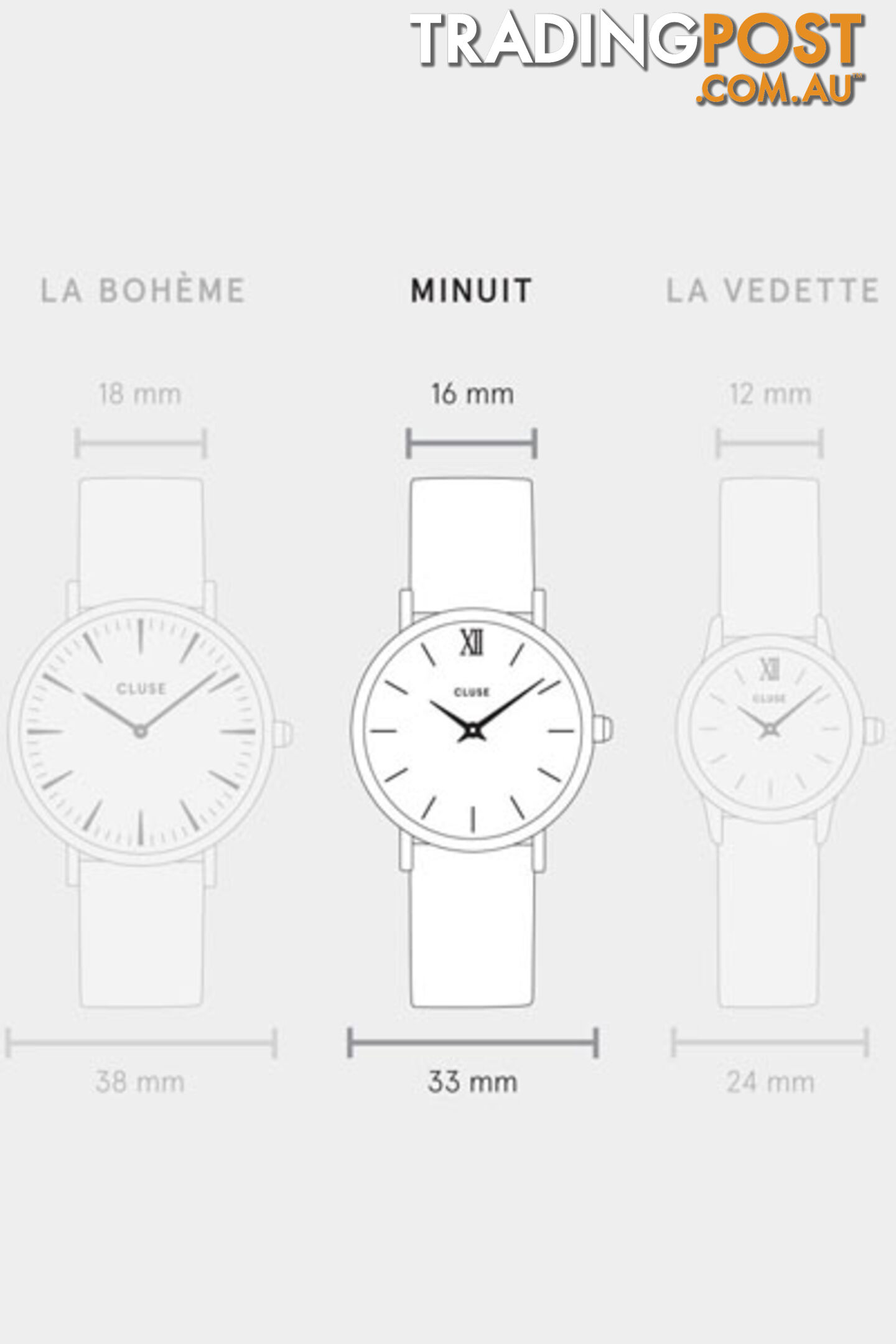 Cluse Minuit Mesh Silver/White Watch CW0101203002 - 8719743373495