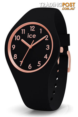 Ice-Watch Ice Glam Black Rose Gold Small Watch 014760