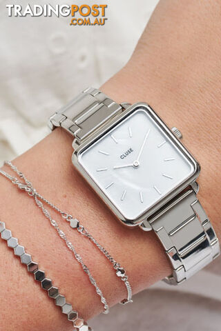 Cluse La Tetragone Three Link Silver/White Pearl CL60025S - 8719743372368 - photo 4 of 7