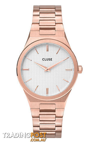 Cluse Vigoureux Womens Rose Gold/Snow White Rose Gold Watch CW0101210001 - 8719743375109