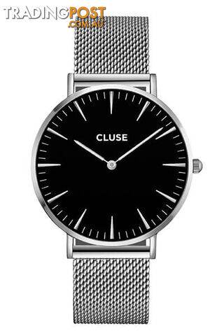 Cluse La Boheme Mesh Silver/Black Watch CW0101201004 - 8719743373297