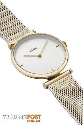 Cluse Triomphe Gold Bicolor Mesh Watch CL61002 - 8718924599983 - photo 2 of 7