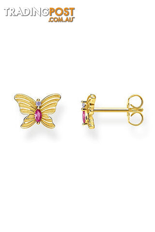 Thomas Sabo Ear Studs Butterfly Gold TH2100Y - 4051245474244