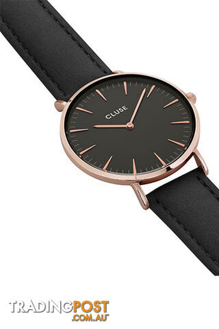 Cluse La Boheme Rose Gold Black/Black Watch CL18001 - 8718924590195