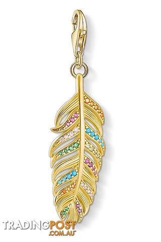 Thomas Sabo Charm Pendant Feather Gold CC1829 - 4051245477337