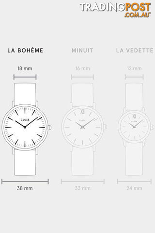 Cluse La Boheme Mesh Gold/White Watch CW0101201009 - 8719743373341 - photo 5 of 6