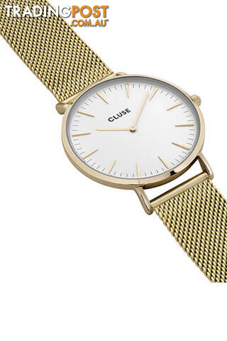 Cluse La Boheme Mesh Gold/White Watch CW0101201009 - 8719743373341 - photo 2 of 6