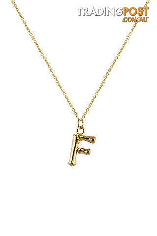 Zahar Letter F Necklace ZN0010F