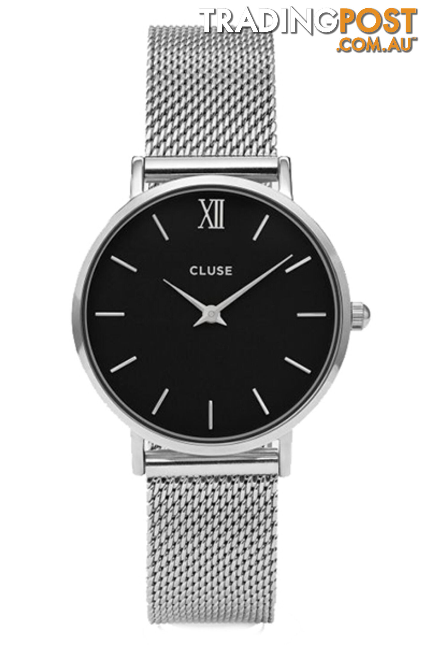 Cluse Minuit Silver Mesh/Black Watch CW0101203005 - 8719743373525