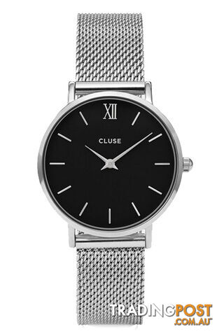 Cluse Minuit Silver Mesh/Black Watch CW0101203005 - 8719743373525