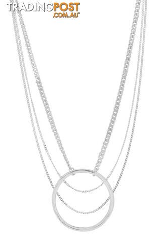 Dansk Copenhagen Infinity Multi Silver Necklace 9C6482