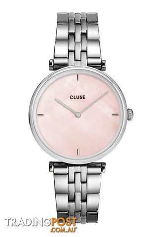 Cluse Triomphe Silver Salmon Pink Pearl/Silver Link Watch CW0101208013 - 8719743376083 - photo 2 of 4